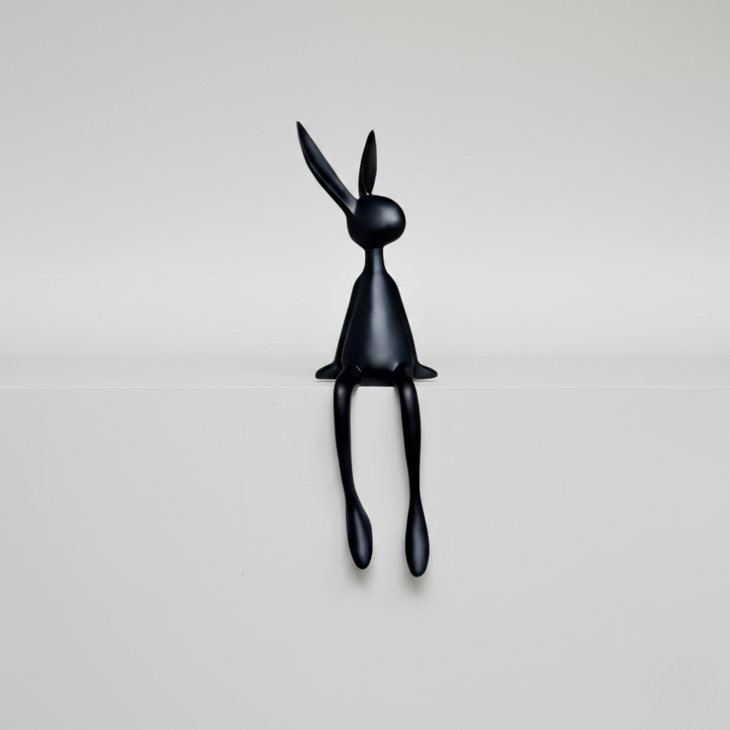 Modern Easter Bunny Decor - Resin-lux for Living Room