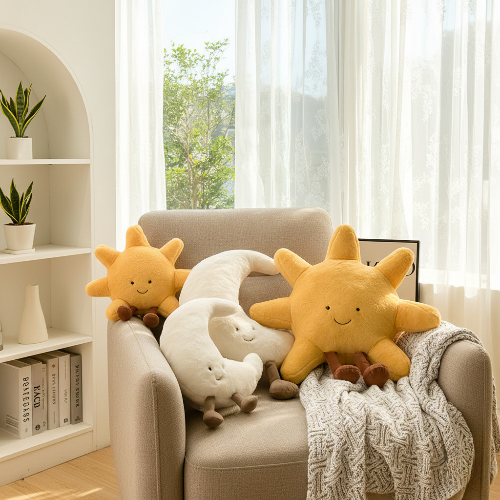 Heavenly Dreams Decorative Pillow – Soft Fabric Comfort Cushion