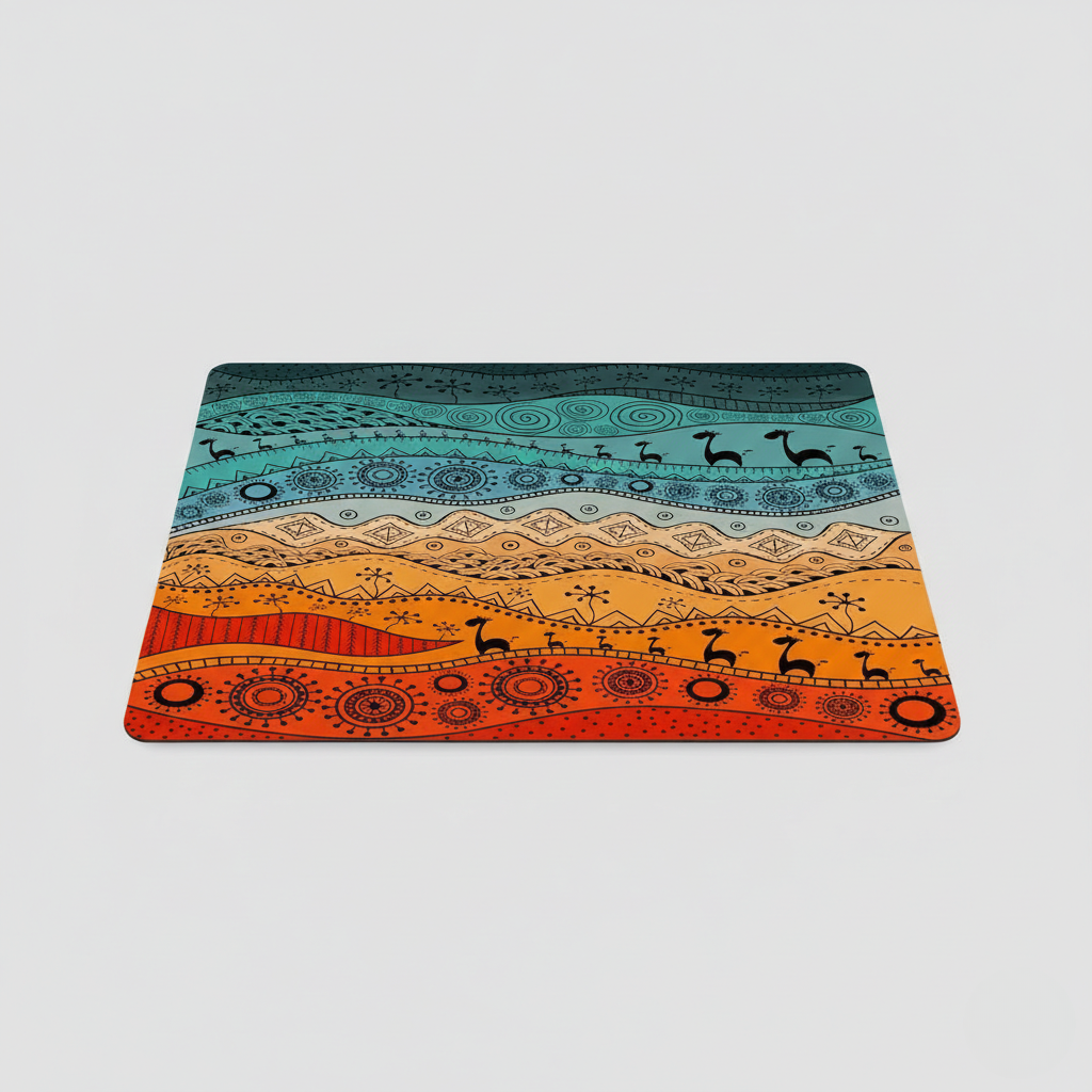 BohoShield Appliance Mat - High-Quality Microfibre for Laundry Machine (50x60)