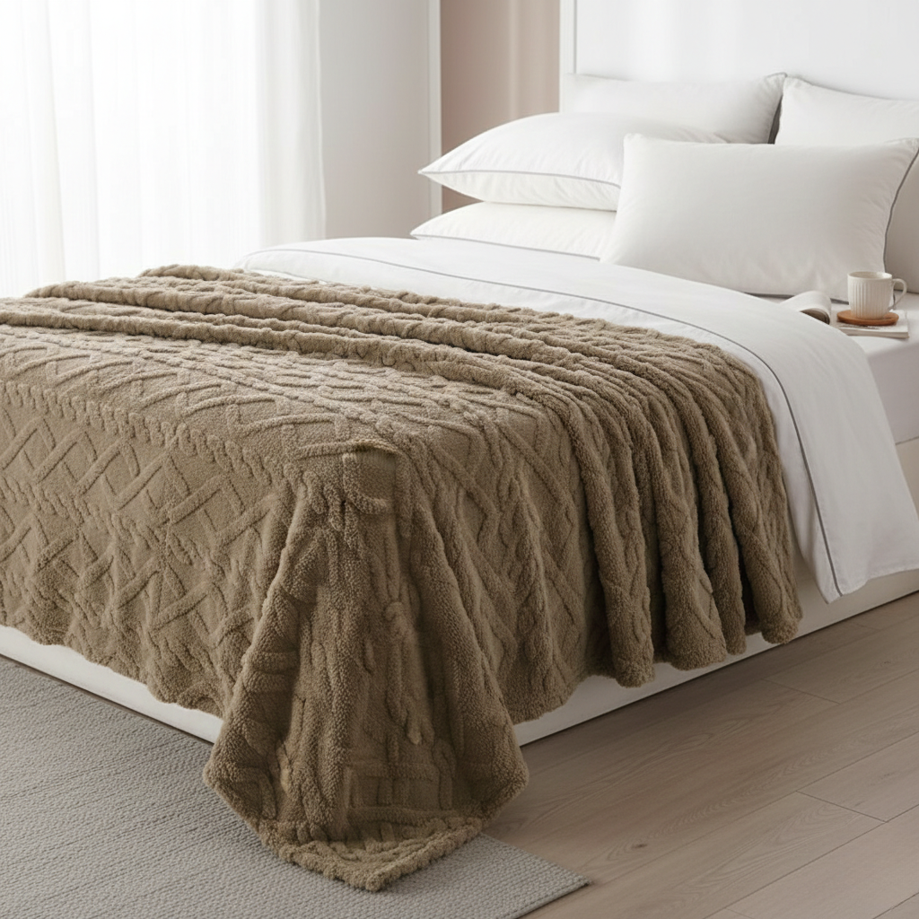 Cloud Throw Blanket - Ultra-plush Fibres for Bedroom
