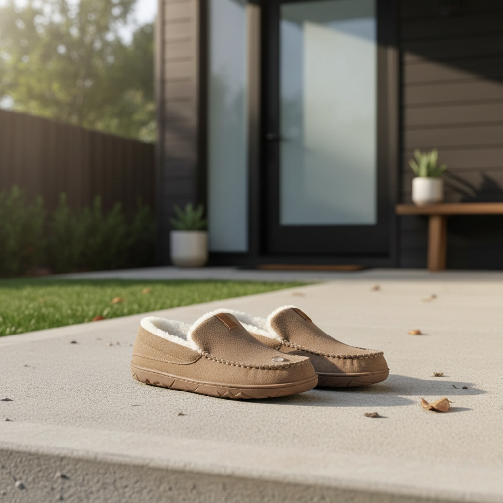 TerraWool Home Loafers – Cozy Natural Material Indoor Slippers