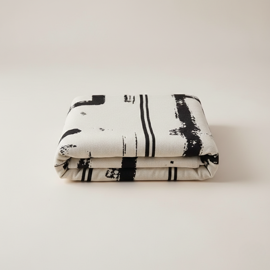 Monochrome Chic Sofa Cover - Jacquard Fabric for Sofa and Living Room