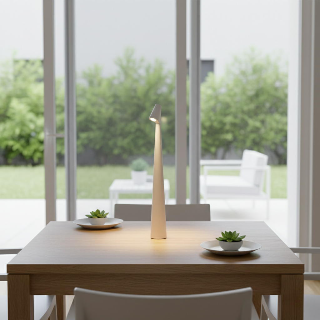 Rechargeable Minimalist Nordic Table Lamp - Warm Light