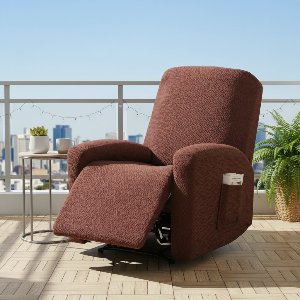 Chair Cover - Juno Fitted Recliner Soft Pocket