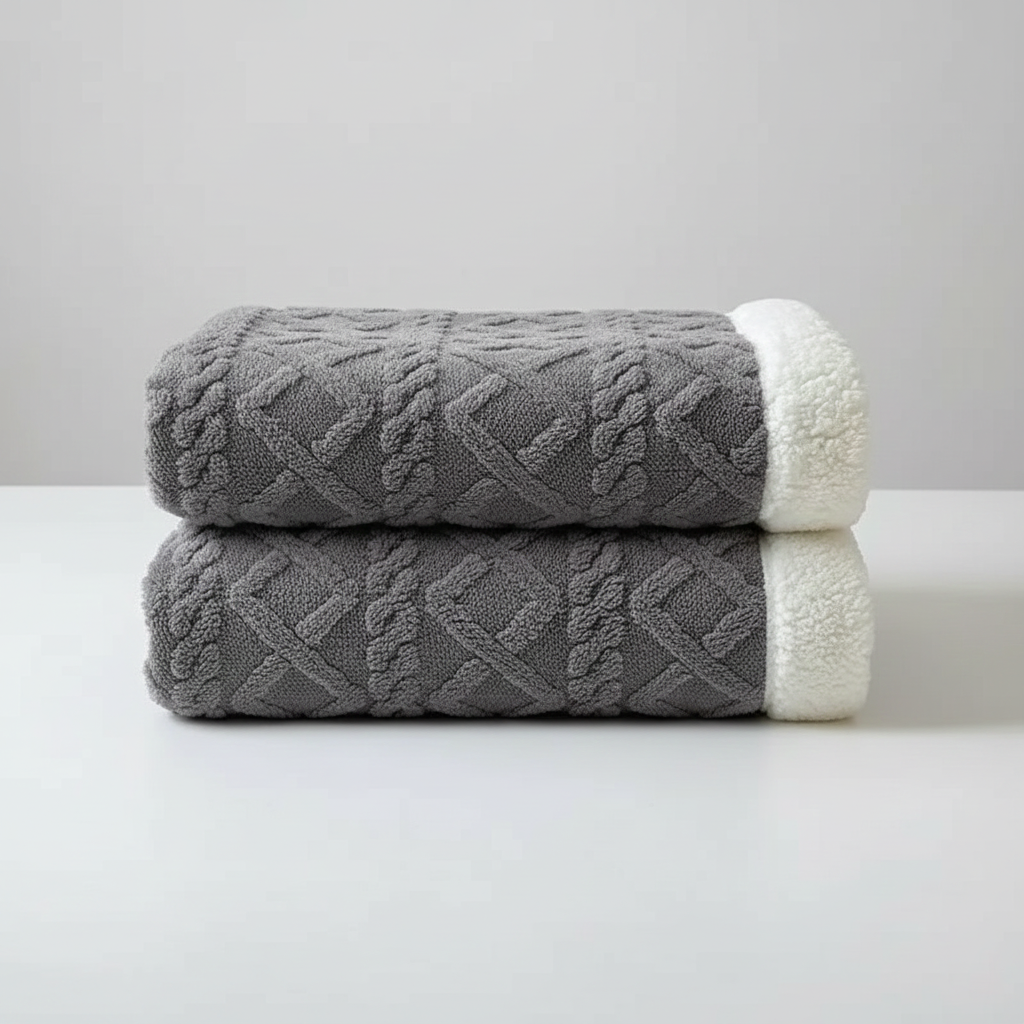 Reversible Brushed Fleece | Plush Snuggle Blanket