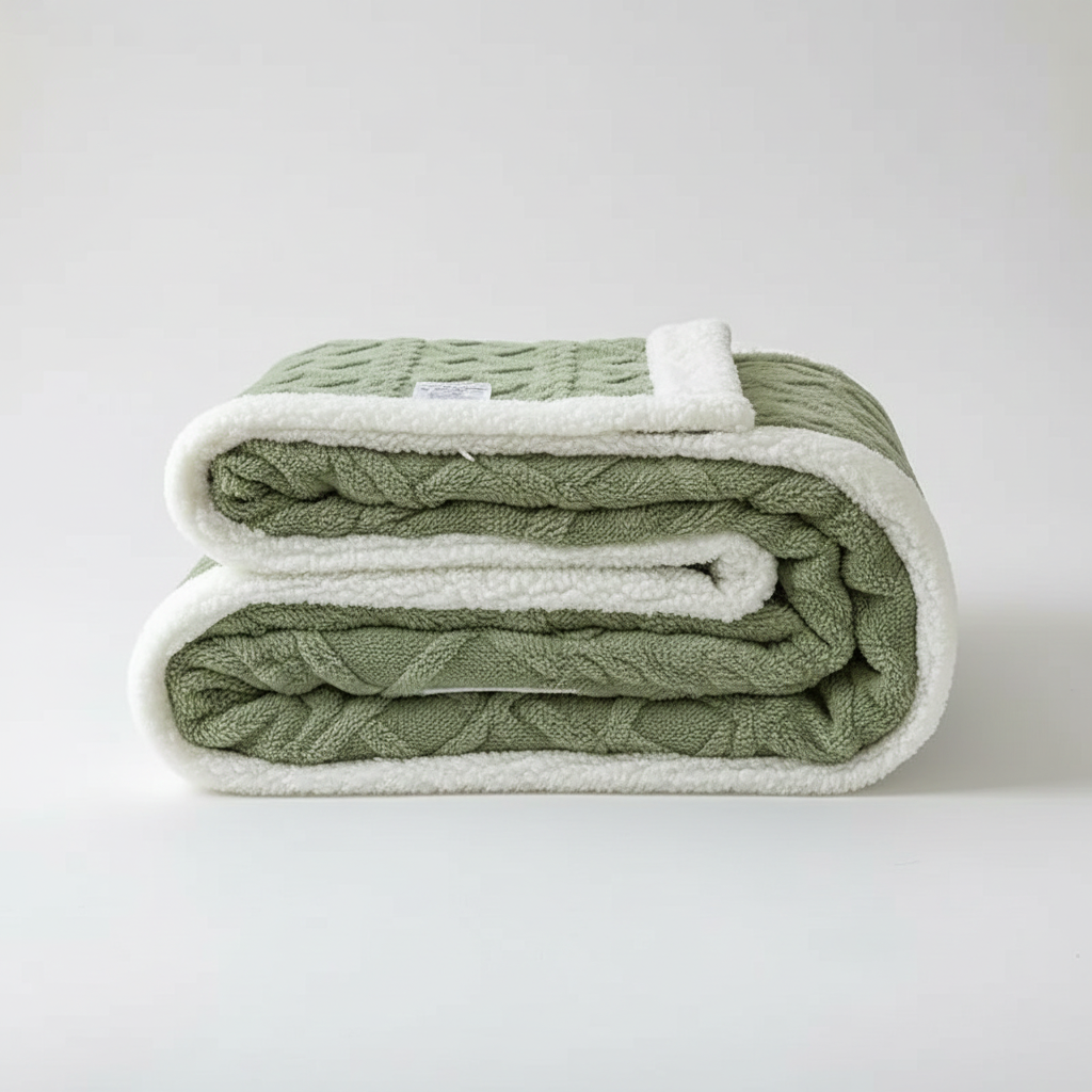 Reversible Brushed Fleece | Plush Snuggle Blanket