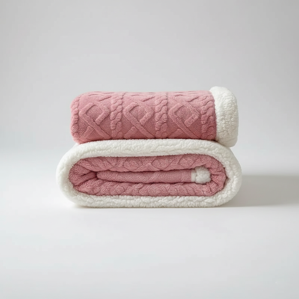 Reversible Brushed Fleece | Plush Snuggle Blanket
