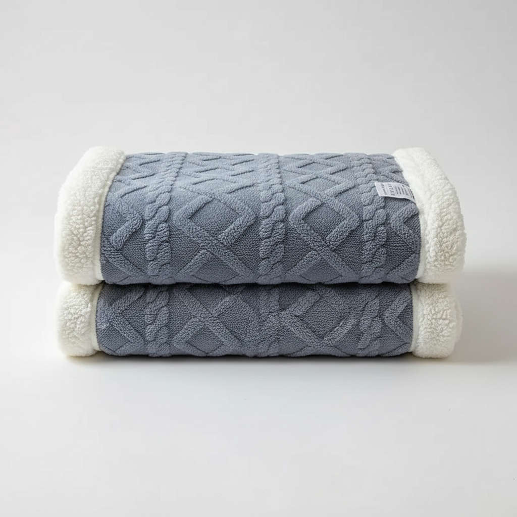 Reversible Brushed Fleece | Plush Snuggle Blanket