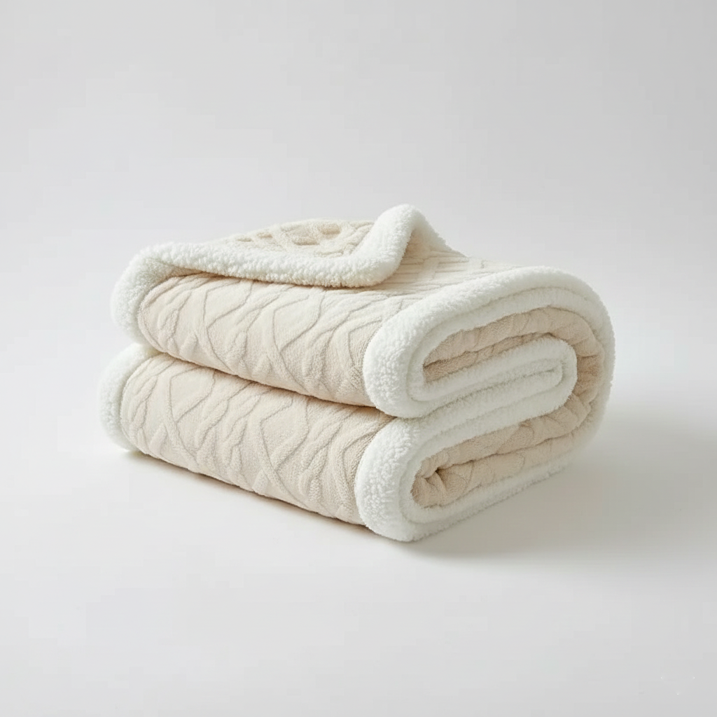 Reversible Brushed Fleece | Plush Snuggle Blanket