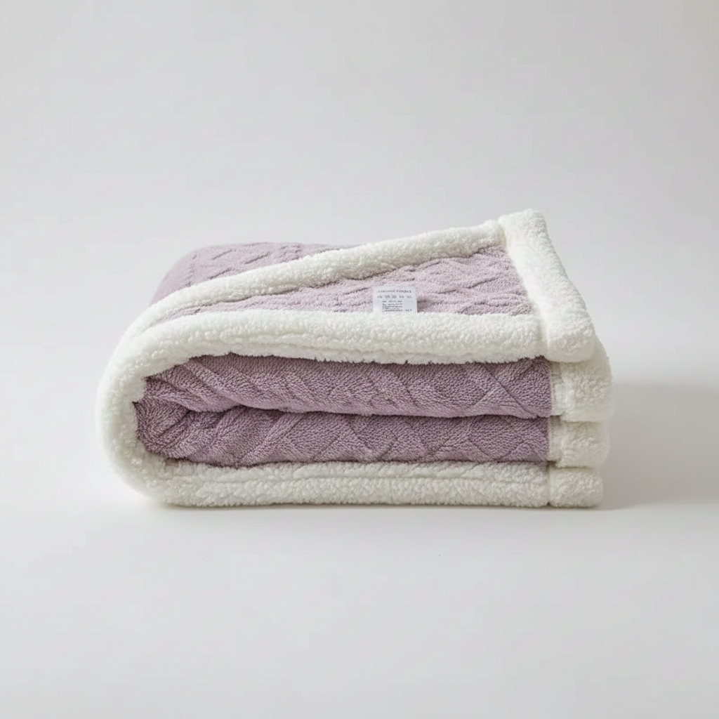 Reversible Brushed Fleece | Plush Snuggle Blanket